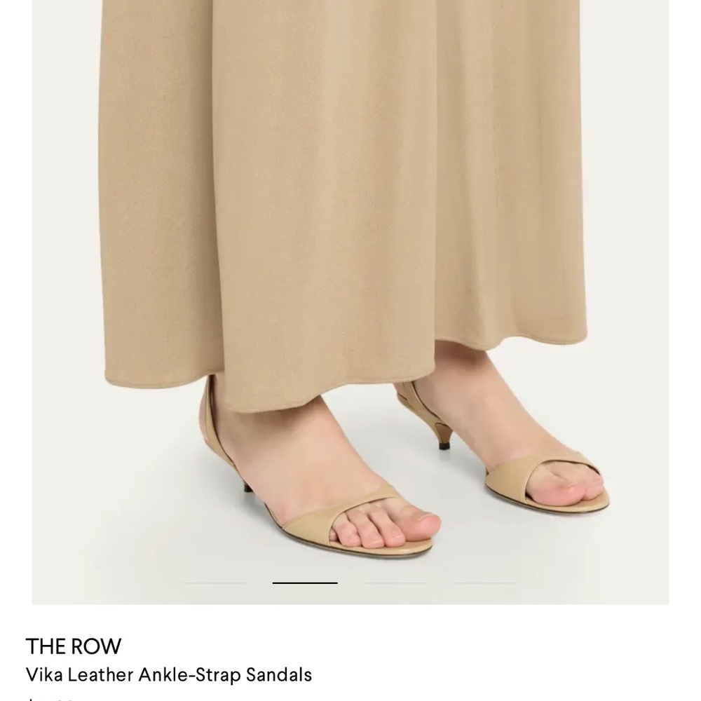 The Row Vika Biege Sandals